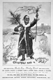Advert for Brooke's Monkey Brand soap, 1894. Artist: Unknown