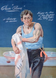 Pears soap advert, 1900. Artist: Unknown
