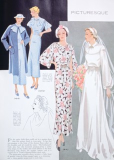 Fashion illustration, 1935. Artist: Unknown