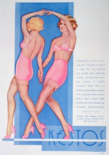 Kestos lingerie advert, 1935. Artist: Unknown
