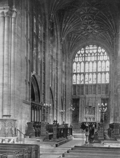 The Choir, Sherborne Abbey, Dorset, 1924-1926.Artist: E Bastard