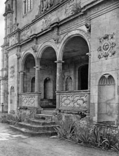 The loggia, Cranborne Manor House, Dorset, 1924-1926.Artist: E Bastard