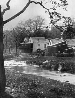 Old mill, Milngavie, East Dunbartonshire, Scotland, 1924-1926.Artist: Valentine & Sons Ltd