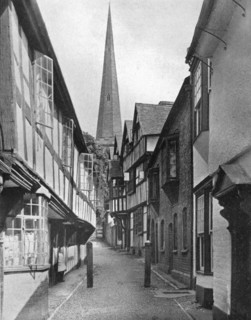 Church Lane, Ledbury, Herefordshire, 1924-1926.Artist: E Bastard