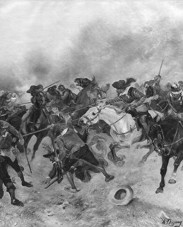 The Battle of Marston Moor, 1644.  Creator: Unknown.
