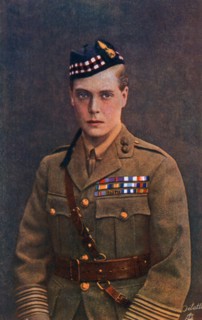 Edward, Prince of Wales, in army uniform, early 20th century.  Creator: Raphael Tuck & Sons.