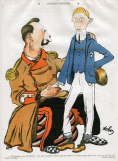 'Conseils Paternels' (Paternal advice), c1888-1918. Artist: Unknown