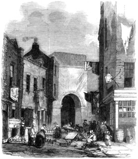 Water tank in St Giles's in the Fields, London, 1858. Artist: Unknown