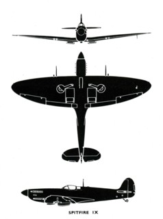 Supermarine Spitfire Mk IX, 1941. Artist: Unknown