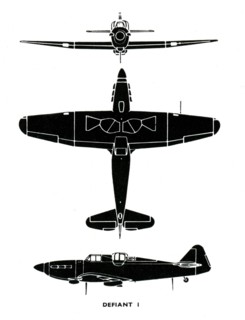 Boulton Paul Defiant I, 1941.  Creator: Unknown.