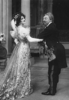 Miss Lily Elsie and Mr George Graves in The Merry Widow, 20th century. Artist: Unknown