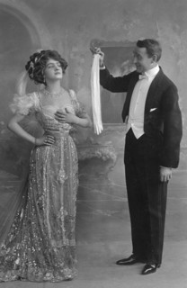 Lily Elsie and Joseph Coyne in The Merry Widow, c1907. Artist: Unknown