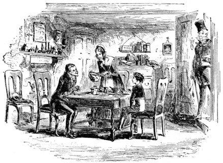 David Copperfield and Uriah Heep, 1912. Artist: Hablot Knight Browne
