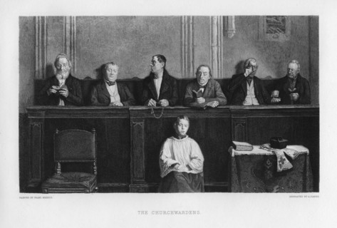 'The Churchwardens', c1860(?). Artist: A Danse