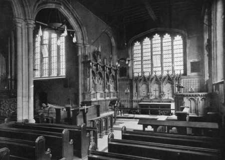 East end of the Chapel of St Peter ad Vincula, Tower of London, 20th century. Artist: Unknown