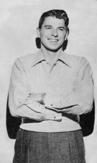 Ronald Reagan, American actor, film star and politician, 20th century. Artist: Unknown