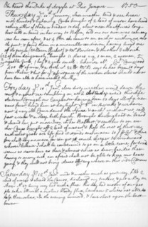 A page from the journal of John Newton, 1750-1754 (1965). Artist: Unknown