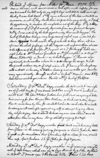 A page from the journal of John Newton, 1750-1754 (1965). Artist: Unknown