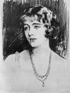 Study of Lady Elizabeth Bowes-Lyon, 1923.  Creator: John Singer Sargent.