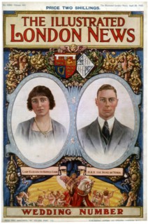 Front cover of "The Illustrated London News Wedding Number", 28th April 1923.  Creator: Unknown.