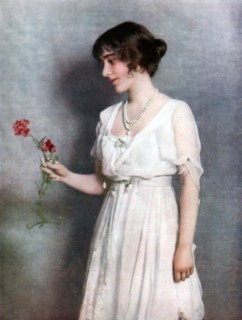 The Red Carnation', Lady Elizabeth Bowes-Lyon, 1923.  Creator: Unknown.