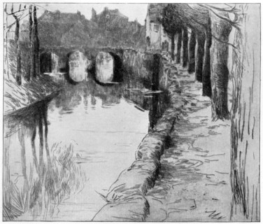 'Vieux Canal', 1898.Artist: Albert Baertsoen