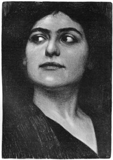 Study of a woman's head, 1899.Artist: Hans Unger