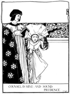 'Counsel is Mine and Sound Prudence', 1898.Artist: Eleanor Fortescue-Brickdale