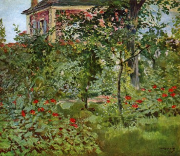 'The Garden at Bellevue', 1880.Artist: Edouard Manet