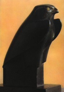 A Horus falcon, c600 BC (1936). Artist: Unknown