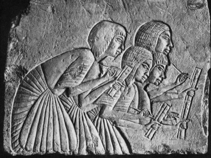 Egyptian scribes, c1350 BC (1936). Artist: Unknown