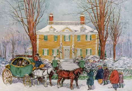 Longfellow House, Cambridge, Massachusetts, USA, c18th century (1921).Artist: James Preston