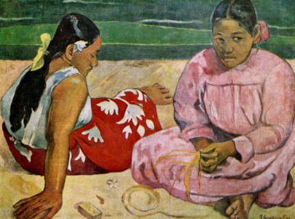 'Tahitian Women on the Beach', 1891 (1939).Artist: Paul Gauguin