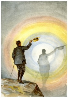 'The spectre and circular rainbow', 1898.Artist: FA Brockhaus