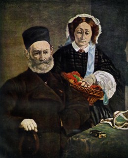 'Portrait of Monsieur and Madame Auguste Manet', 1860 (1938).Artist: Edouard Manet