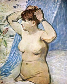 'A Study of the Nude', 1879 (1938).Artist: Edouard Manet