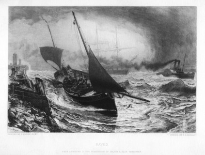 'Saved', c19th century.Artist: Charles Olivier Murray