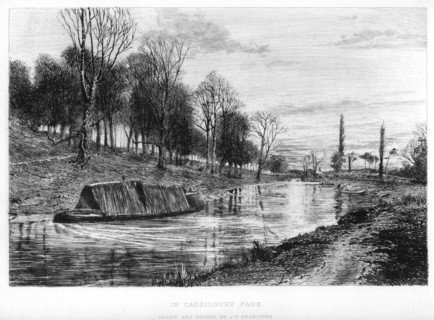 'In Cassiobury Park', c19th century.Artist: John Postle Heseltine