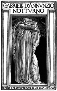 Notturno, by Gabriele D'Annunzio, 1921. Artist: Unknown