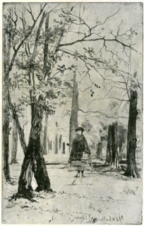 'The Wood', 19th century (1904).Artist: James Abbott McNeill Whistler