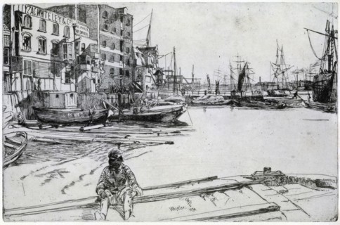 'Tyzac Whiteley and Co', 1859 (1904).Artist: James Abbott McNeill Whistler