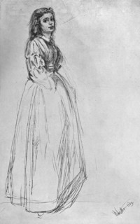 'Fumette, Standing' 1859 (1904).Artist: James Abbott McNeill Whistler