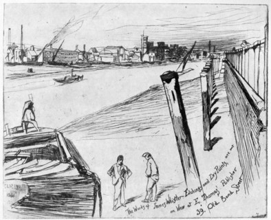 'Millbank', c1860 (1904).Artist: James Abbott McNeill Whistler