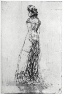 'Maude, Standing', 1873 (1904).Artist: James Abbott McNeill Whistler