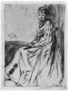'Maude, Seated', 19th century (1904).Artist: James Abbott McNeill Whistler