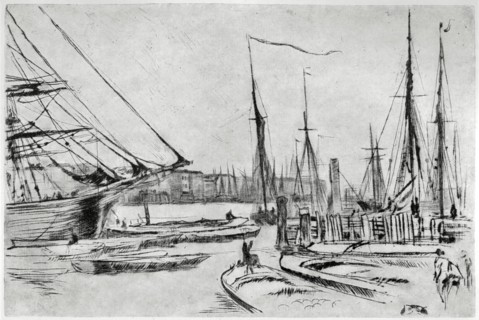 A sketch from Billingsgate, 19th century (1904).Artist: James Abbott McNeill Whistler