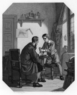 Hans Jansen and his son Sacharias, c1870. Artist: H Sluyter