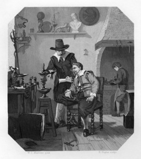 Paulus and Adam van Vianen, Dutch silversmiths, c1870. Artist: H Sluyter