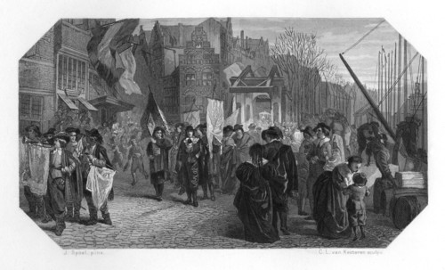 Rederijkers, Rotterdam, Netherlands, 1642 (c1870). Artist: CL van Kesteren