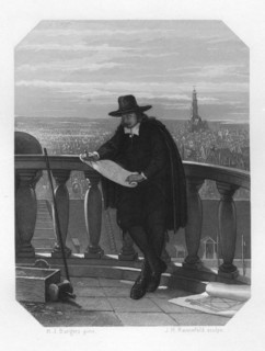 Jacob van Campen, Dutch artist and architect of the Golden Age, 17th century (c1870).Artist: JH Rennefeld